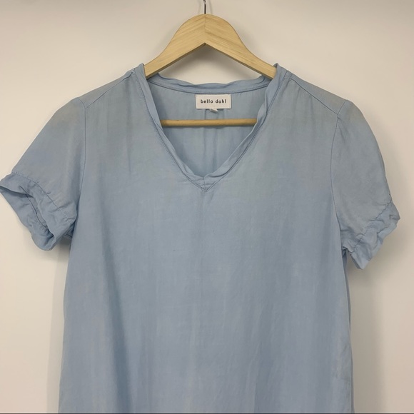 Anthropologie Bella Dahl Dip Dye Chambray Dress XS - Picture 3 of 10